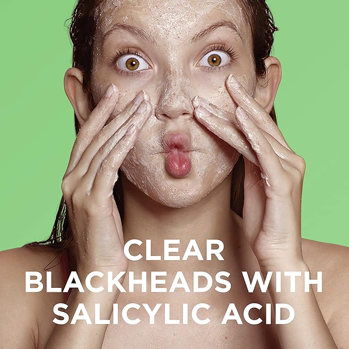 St. Ives Blackhead Clearing Face Scrub, Clears Blackheads & Unclogs Pores, Green Tea & Bamboo with Salicylic Acid, Moderate Exfoliating Facial Scrub with Natural Exfoliants, 6 oz (Pack of 2)