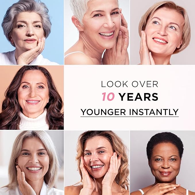 VELAMO ADVANCED Instant Eye & Face Lift Cream: Rapid Under Eye Bags Wrinkles Smile Lines Forehead Lines Remover - Temporary Firming & Tightening Treatment in 2 Minutes 1 OZ/30g