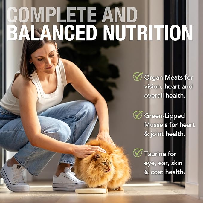 Feline Natural New Zealand Canned Catfood Wet Food, High-Meat, Low-Carb, & Grain Free Cat Food Wet, Chicken and Lamb Feast, 6 oz, Pack of 12