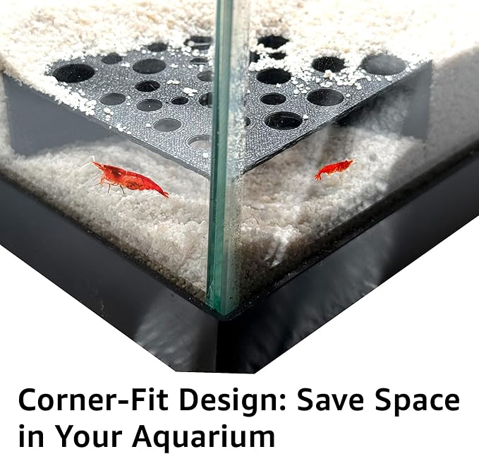 CTWPets Half Shrimp Breeding Protector | Shrimp Breeding Cave Aquarium Tunnel (White, 2 Pack)