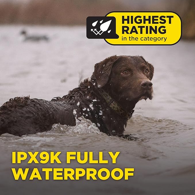 Dogtra 1900X Camouflage E-Collar - 3/4 Mile Range, Dogs 45 lbs+, IPX9K Waterproof, 100 Stimulation Levels, Vibration, Tone, Rechargeable - Ideal for Dog Owners and Professional Trainers