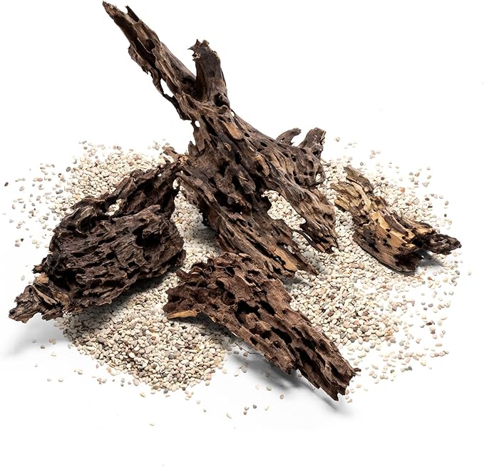 Ultum Nature Systems Driftwood - Dragon Drift Wood for Fish Tank, Planted Tank, Terriarium, Paludarium - Versatile Natural Driftwood Decor, Events Wood Centerpiece - Dragon Wood, X-Small (3-8")