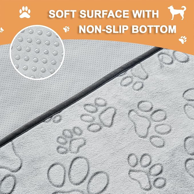 Qeils Reusable Puppy Pads, 16 Pack Washable Pee Pads for Dogs, Non Slip Wee Wee pad, Absorbent and Leakproof Training Mats for Potty, Crate, Playpen, Bed, Sofa, 48"x 30"