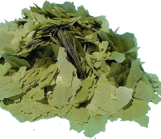 Aquatic Foods Inc. Flakes, Premium Spirulina Green-GRO Flakes for Guppies, Tetras, Live Bearers Great for All Community Tropicals. Premium Green GRO AF Flakes - 1/2-lb