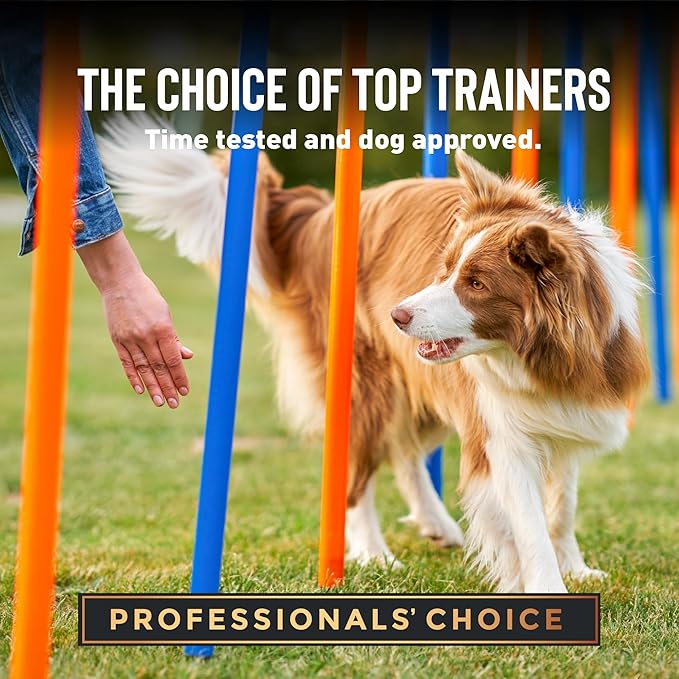 Cloud Star Tricky Trainers Soft & Chewy Dog Training Treats 14 oz. Bag, Salmon Flavor, Low Calorie Behavior Aid with 360 Treats