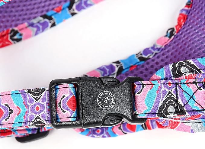 Angie and Allie Organic Cotton Dog Harness,No Pull Pet Harness with Leash D-Ring,Adjustable Soft Padded Dog Vest,Comfortable,Sustainable,Breathable and Stylish for Your Canine Companion