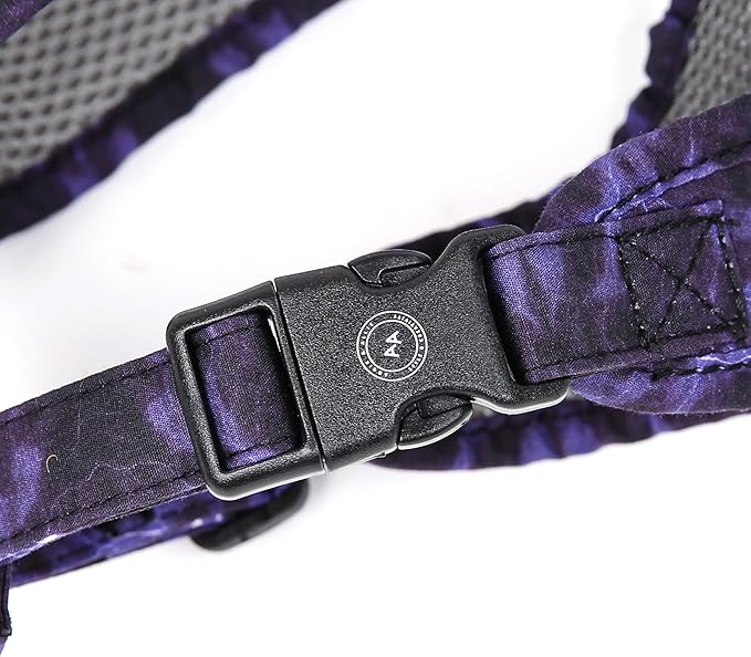 Angie and Allie Organic Cotton Dog Harness,No Pull Pet Harness with Leash D-Ring,Adjustable Soft Padded Dog Vest,Comfortable,Sustainable,Breathable and Stylish for Your Canine Companion