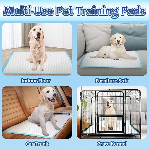 Puppy Pads Extra Large 30"x36", 40 Count Thicken XLarge Puppy Pee Pads for Dogs Super Absorbent, Leak-Proof Disposable Pet Training Pad, Potty Piddle Mats for Puppies, Cats, Doggies