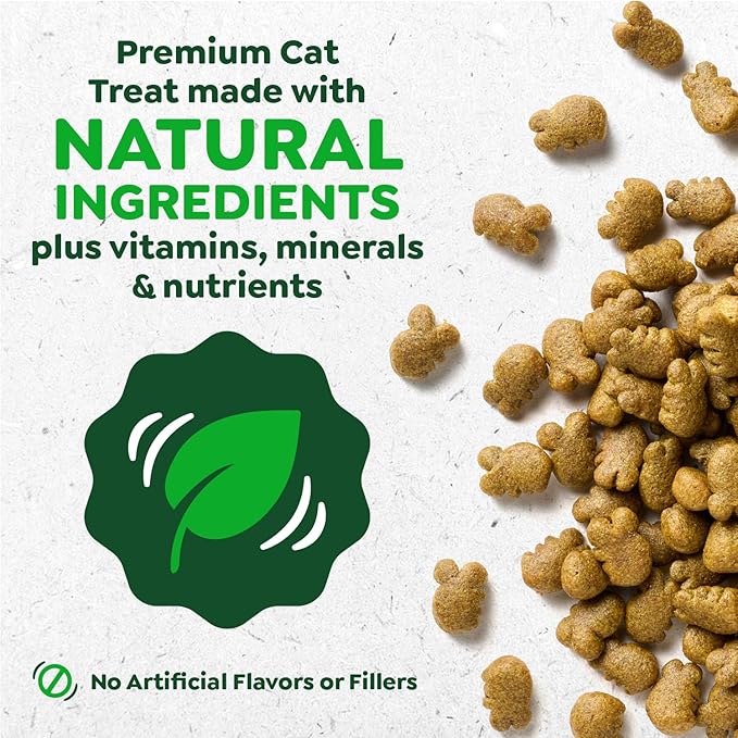 Greenies Feline Veterinarian-Recommended Adult Natural Dental Cat Treats, Catnip Flavor, 9.75 oz. Tub