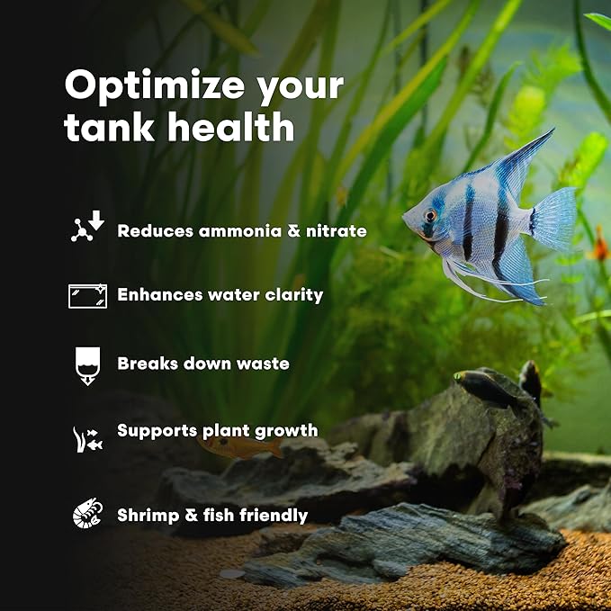 "Brightwell Aquatics FlorinBacter7 Freshwater Aquarium Water Conditioner for Biological Filtration Waste Breakdown Nutrient Control & Ecosystem Health, 125 ml"