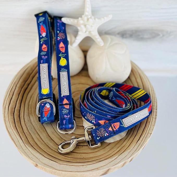 Lucky Love Dog Leash – Soft, Durable, and Comfortable Leash with Vibrant Patterns – Stylish and Long Lasting for Small, Medium, and Large Male and Female Dogs – Mackey, Large