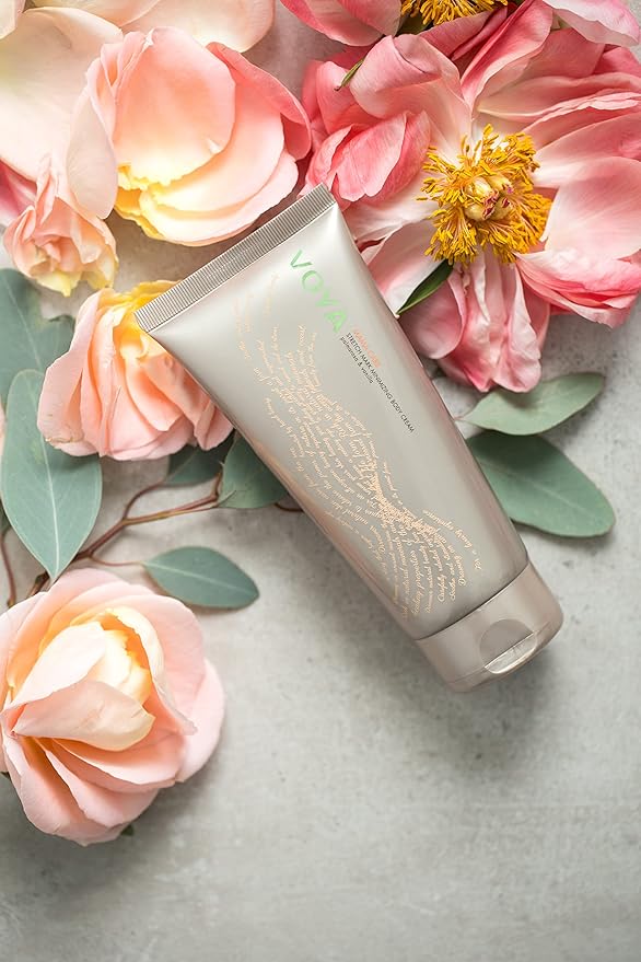 Voya Mama Care Stretch Mark Minimising Body Cream, Pregnancy Bump Cream, Organic Formulation, 200ml.