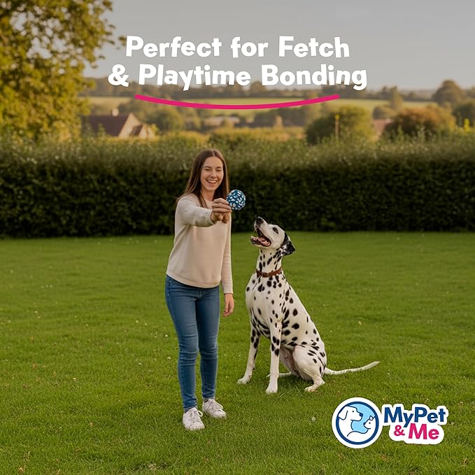 My Pet & Me – Knotted Ball Rope Dog Toy (2.7 Inch) – Dog Chew Toy for Puppies and Small Dogs – Ideal for Fetch, Teething, and Interactive Play