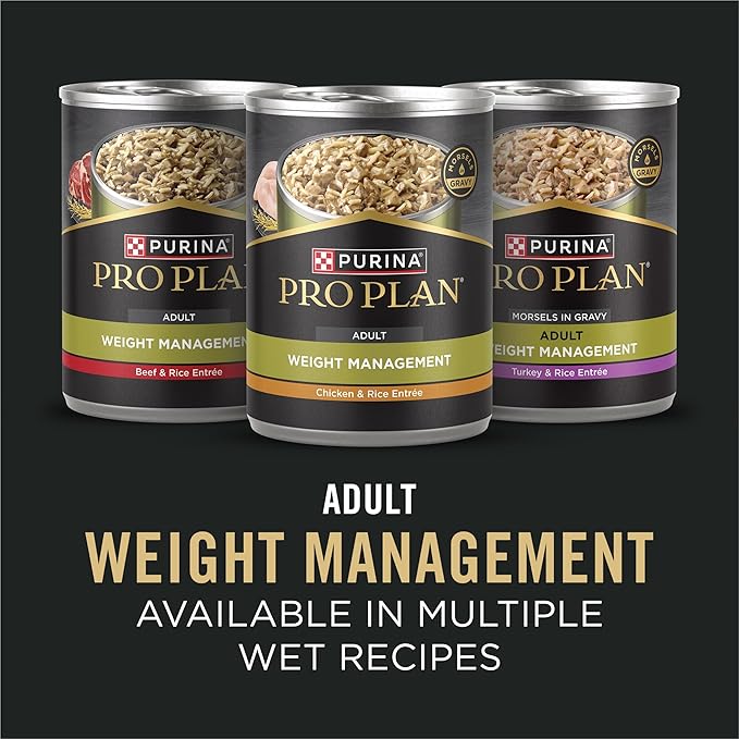 Purina Pro Plan Weight Management Dry Dog Food Chicken and Rice Formula - 34 lb. Bag