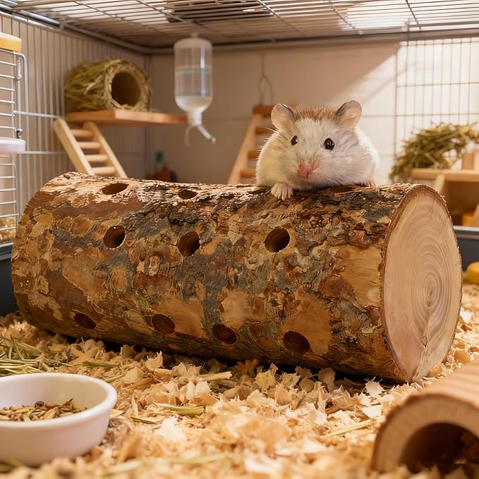 Wood Chew Toys for Small Animals - Natural Molar Wood Treats for Rabbits, Hamsters, Guinea Pigs, Chinchillas & Other Pet Rodents