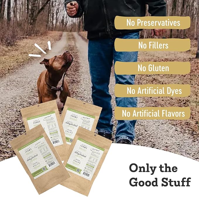 Farm Hounds - Trainers Bundle - Boar, Chicken, Duck & Turkey - Premium Natural Jerky for Dogs - Humanely Raised - Easy-Break - for Training & Treats - No Added Fillers - Made in USA - 4.5 oz - 4 Pack