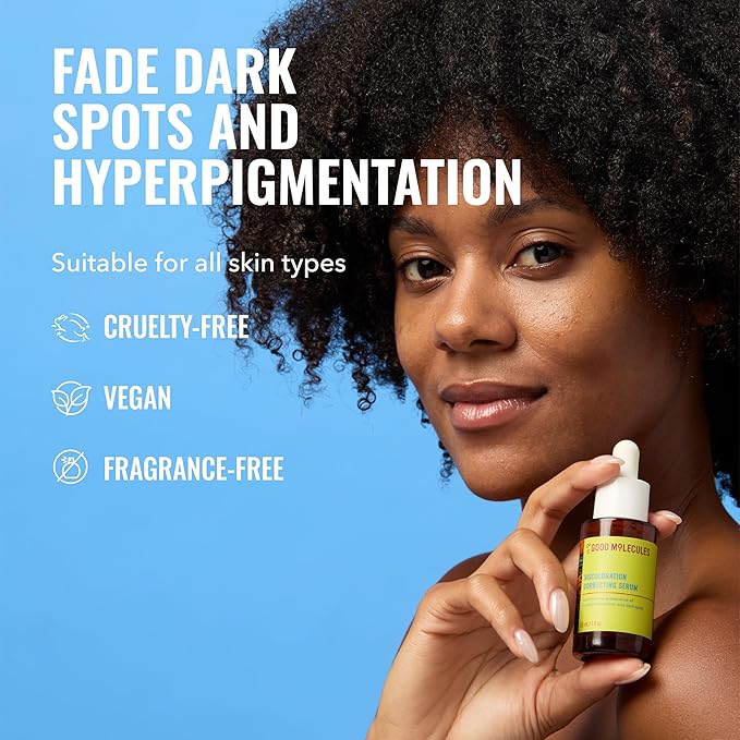 Good Molecules Discoloration Correcting Serum Pack 3 – 30 ml Each | Tranexamic Acid & Niacinamide Serum for Dark Spots and Hyperpigmentation, Skin Care for Face
