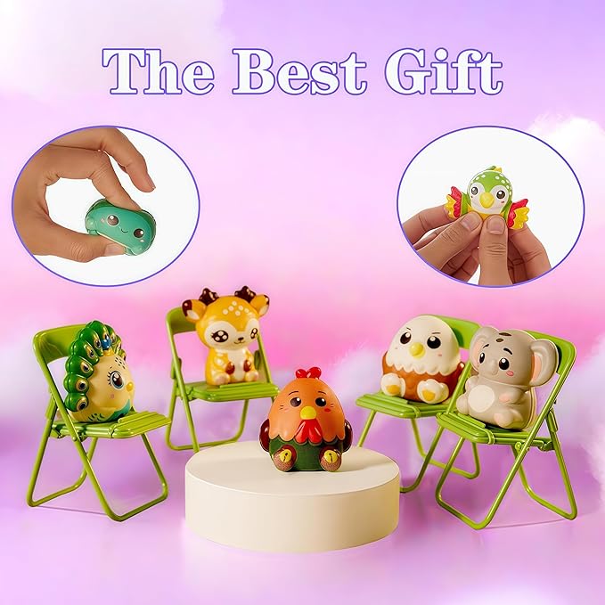 24 PCS Squishies Party Favors for Kids – Valentines Day Squishies Toys Bulk Valentines Day Gifts for Kids Classroom School Pinata Stuffers Classroom Treasure Box Prizes