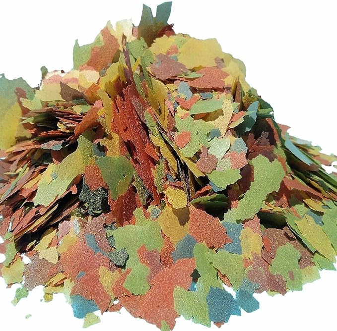 Aquatic Foods Inc. Guppy & Endler Guppy Premium 5-Type Flake Mix for Guppies, Endlers, Tetras, All Tropicals. Aquatic Foods Premium Guppy Flakes…1-lb 2oz Lg Jar