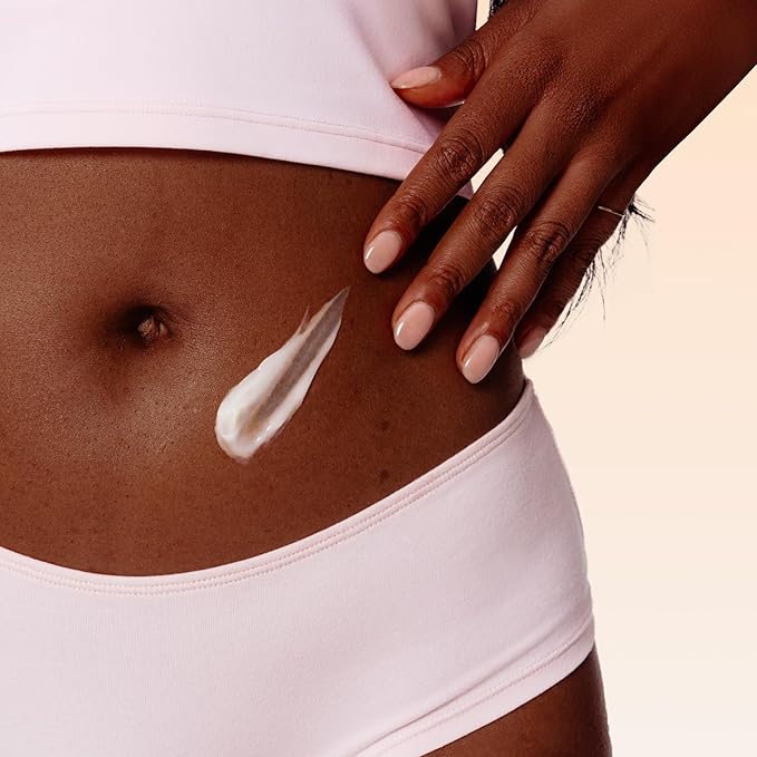 MAËLYS B-FLAT Belly Firming Cream for Women - Skin Tightening & Moisturizing Treatment with Shea Butter & Bentonite Clay - Smooths Look of Stretch Marks - Postpartum Body Care (2 Pack)