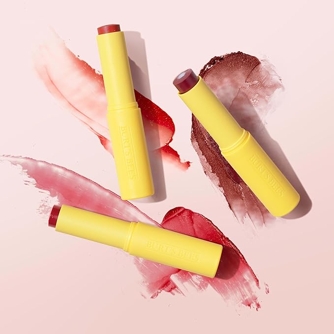 Burt’s Bees Tinted Boosted Balm, Cheeky Cherry, Hydrating Tinted Lip Balm with Vitamin C, E, and F Core, 24 Hour Lip Moisturizer with Responsibly Sourced Beeswax, 100% Natural Origin, 1 Count, 0.16oz