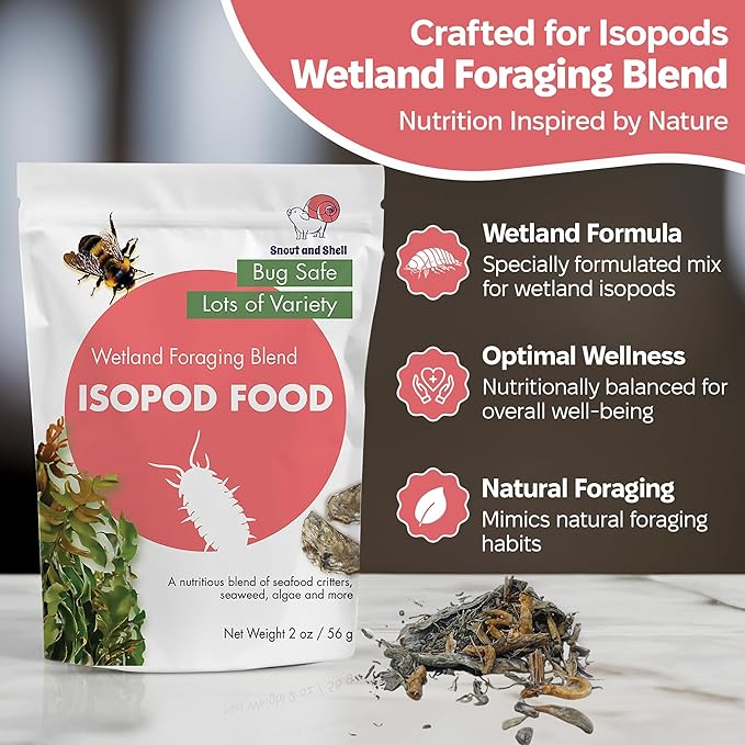 Snout and Shell Isopod Colony Builder - Daily Driver, Garden Foraging, and Wetland Foraging Bundle