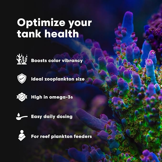 Brightwell Aquatics Zooplanktos-M - Zooplankton Food Supplement for Marine and Reef Aquariums 250-ml