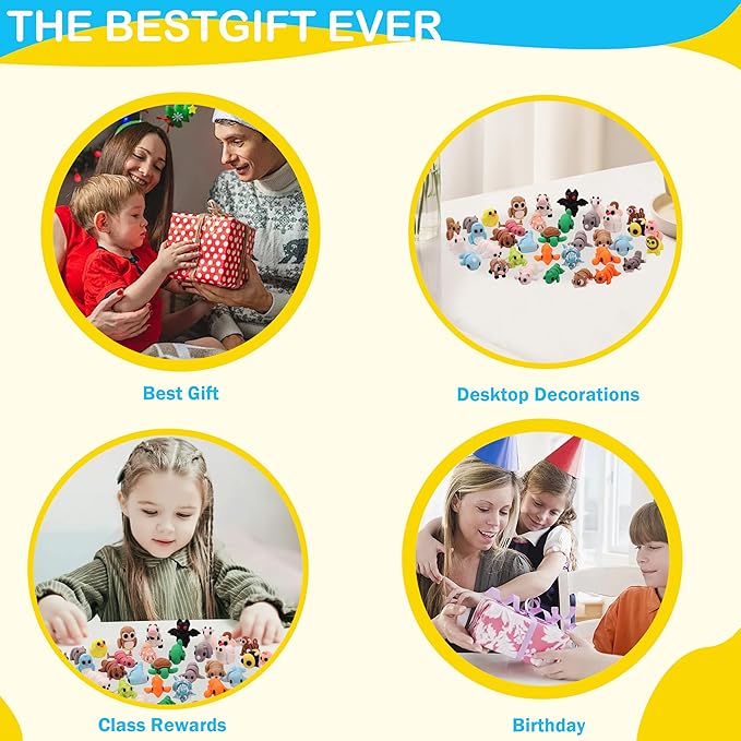 37PCS Animals Figures, Mini 3D Printed Animals Fidget Toys for Halloween, Fun Party Favors for Kids, Unique Birthday Gift, Classroom Rewards, 3D Printed Desk Pets Articulated Toy