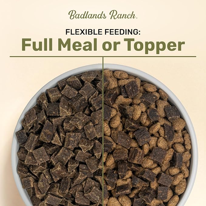 BADLANDS RANCH - Superfood Complete, Air-Dried Adult Dog Food - High Protein, Zero Fillers, Superfood Nutrition by Katherine Heigl (24 oz., Premium Chicken)