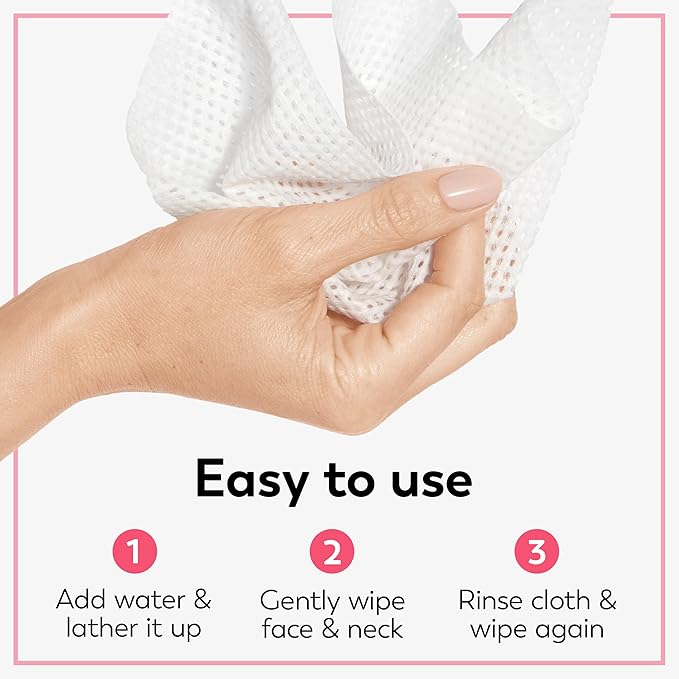 Olay Makeup Remover Wipes, Daily Facials Hydrating Face Cleanser for Normal to Dry Skin, Alcohol & Fragrance Free, Soft Face Wash Towels, Travel Essentials for Women, Convenient Dry Cloths, 66 ct
