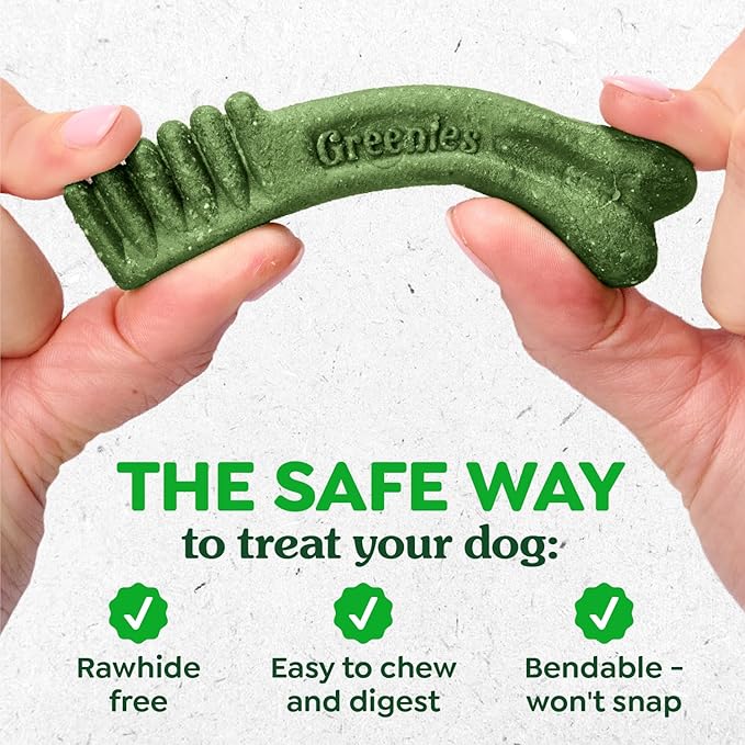 Greenies Veterinarian-Recommended Natural Dental Dog Treats Teenie Size, Original Flavor, 3 oz. Pack, 11 Count