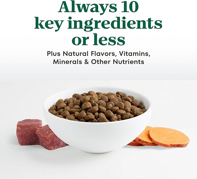 Nutro Limited Ingredient Diet Adult Dry Dog Food, Lamb & Sweet Potato Recipe, 4 lbs.