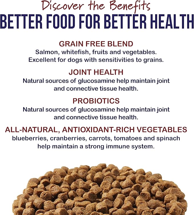Dr. Gary's Best Breed Grain Free Ocean Recipe Slow-Cooked in USA, Natural Dry Dog Food for All Breeds and Sizes, 26lbs.