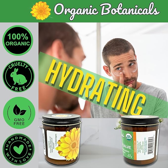 Cocoa Butter Salve - Organic Belly Butter for Pregnant Women, Nipple Balm, Scar Cream, Stretch Marks, & Body Bumps Moisturizer, All-Natural with Intense Hydration, 8 ounces