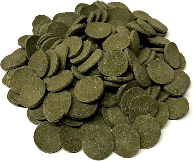 Large 18mm Algae Wafer - Algae Wafers for Bottom Feeders - The Best Pleco Wafers & Pleco Food Available - Algae Wafers for Snails (2 lb)
