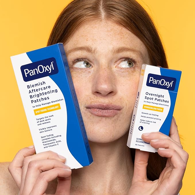 PanOxyl PM Overnight Spot Patches, Advanced Hydrocolloid Healing Technology, Fragrance Free, 80 Count