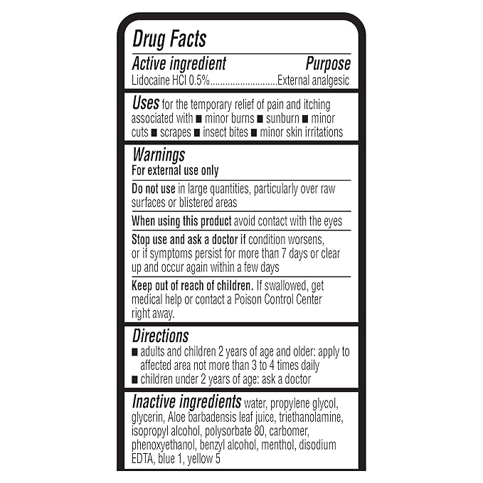 Amazon Basics Sunburn Relief Gel with Aloe Vera, Soothing, Cooling, Itch Relief, 8 oz, Pack of 1 (Previously Solimo)