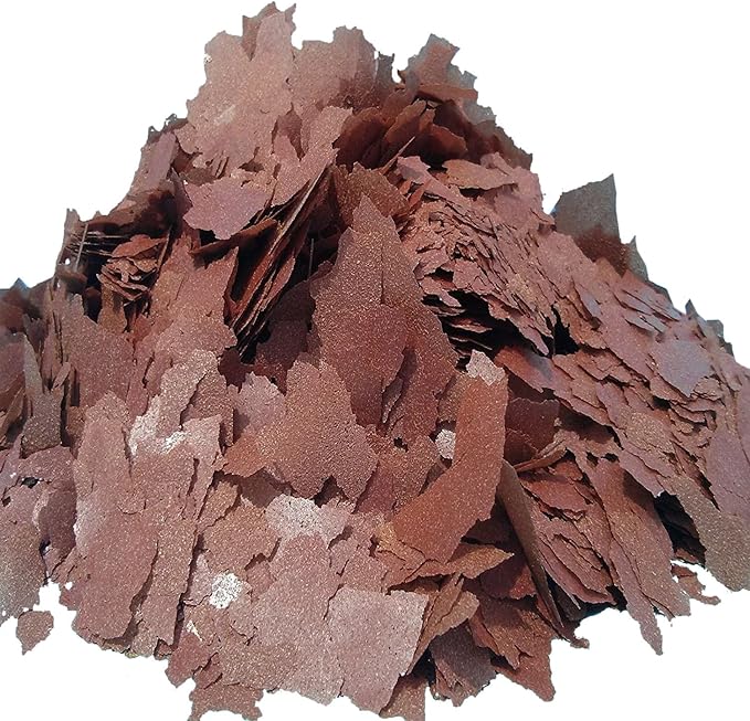 Aquatic Foods Inc. Bloodworm Flakes, High Protein Bloodworm Flakes for Discus, Cichlids, Tetras, Guppies, Live Bearers, All Community Tropical Fish - Premium AF Flakes - 1/4-lb