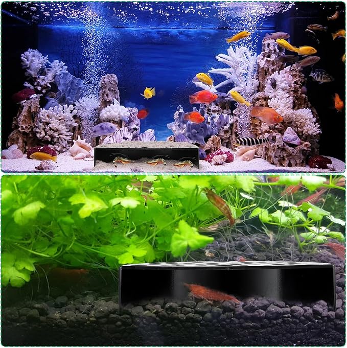 2 Pcs Shrimp Hides for Aquarium, Shrimp Breeding Caves Hideout Shelters for Protection, Small Fish Shrimps Tunnel House for Fish Tank Accessories Decor