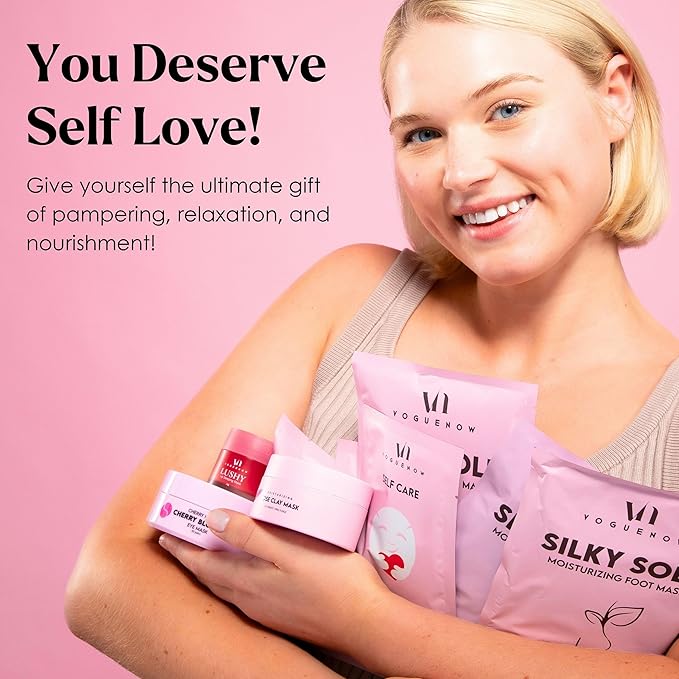 Spa Gifts for Women- Premium Self Care Spa Kit With Bath, Skin Care Sets & Self Care Items For Women - Ultimate Pampering Skin Care Set - Birthday Gifts - International Womens Day Gifts (Pack of 20)