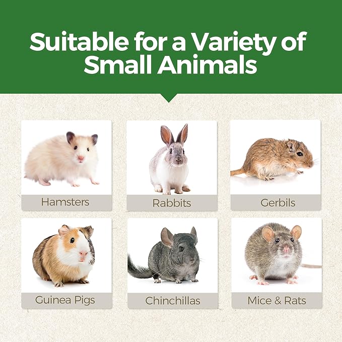 TEEWY Guinea Pig Toys, 6PCS Leaf Shaped Hamster Toys, Natural Guinea Pig Chew Toys for Teeth Grinding, Chinchilla Chew for Gerbil, Rat and Hamster