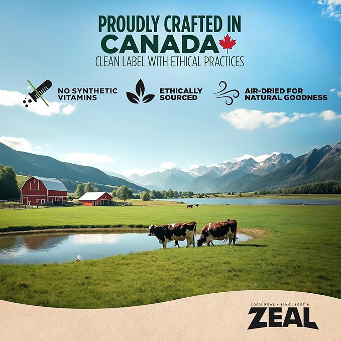 ZEAL Canada Air-Dried Chicken Recipe for Dogs - High Protein, Natural Superfoods, Nutrient Rich, No Fillers, Grain Free, Complete & Balanced (Chicken, 2.2 lb)