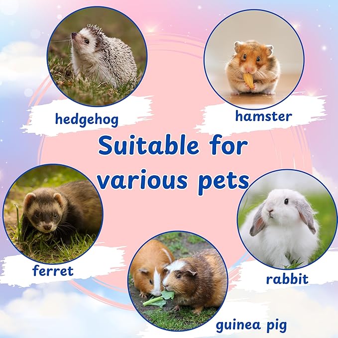Foraging Mat for Hedgehog Enrichment Toys, Hedgehog Toys for Cage, Interactive Feeding Toy for Small Pet, Rabbit Foraging Mat, Hedgehogs Accessories, Guinea Pig Toy (Green, 17.7x9.8in)