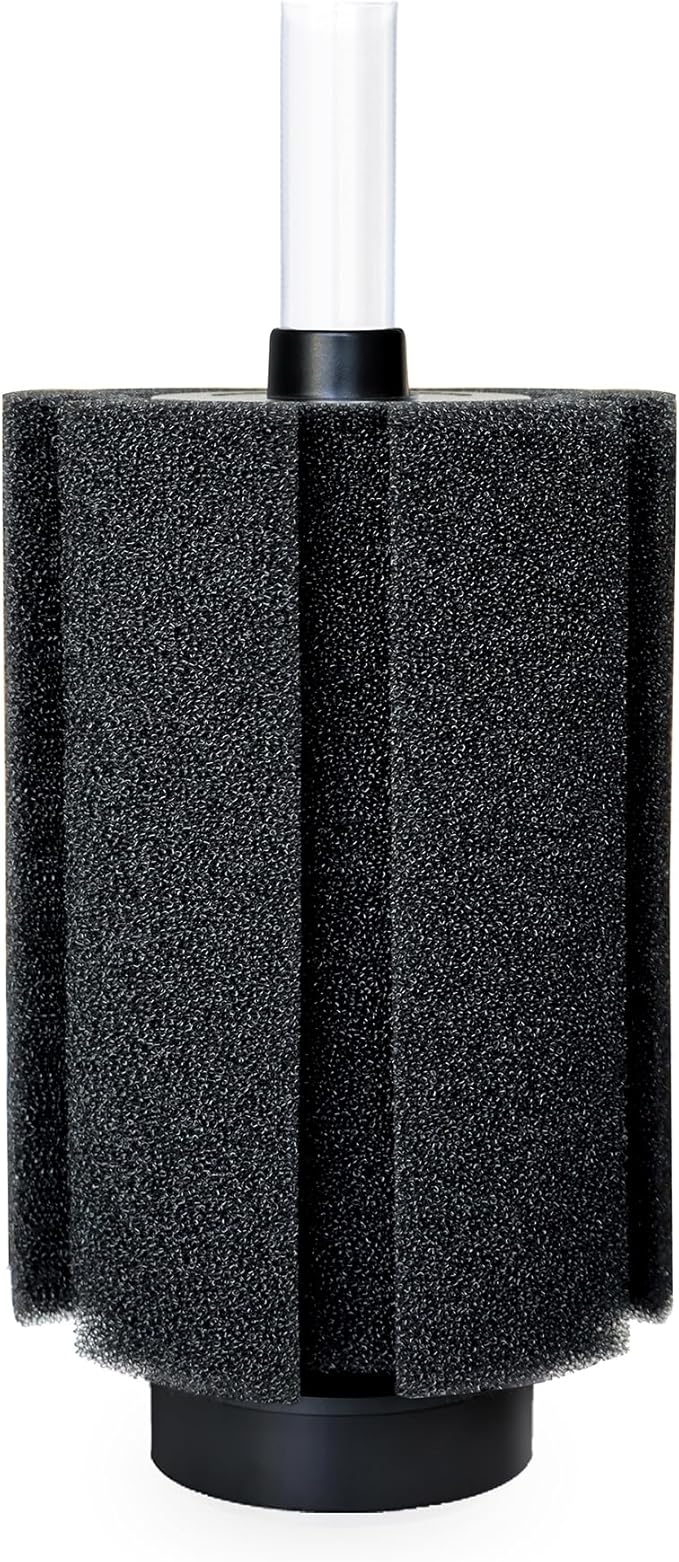 Aquarium Sponge Filter,10 Gallon Bio Sponge Filter with Airstone Breeding Fry Betta Shrimp for Fish Tank 10-30-50 Gallon