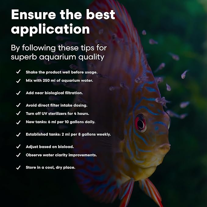 "Brightwell Aquatics FlorinBacter7 Freshwater Aquarium Water Conditioner for Biological Filtration Waste Breakdown Nutrient Control & Ecosystem Health, 125 ml"