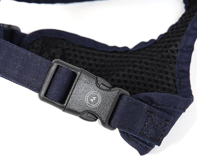 Angie and Allie Organic Cotton Dog Harness,No Pull Pet Harness with Leash D-Ring,Adjustable Soft Padded Dog Vest,Comfortable,Sustainable,Breathable and Stylish for Your Canine Companion