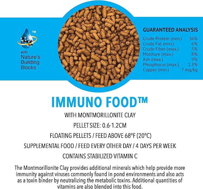 MICROBE-LIFT MLLIXL Immuno Stimulant Fish Food Sticks for Ponds, Water Gardens, and Fountains, Safe for Live Goldfish and Koi, 13 Pounds