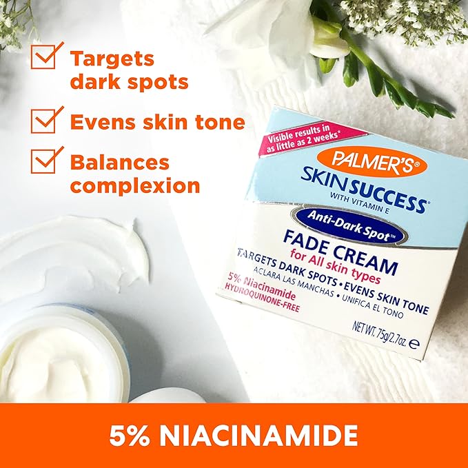 Palmer's Skin Success Anti-Dark Spot Fade Cream with Vitamin E and Niacinamide, for All Skin Types 2.7 Ounce