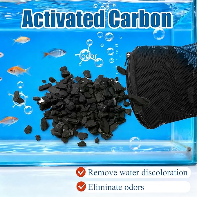 29PCS Upgraded Bio Foam Set Compatible with Fluval 406/407 Aquarium Filters, Activated Carbon/Blue/White/Black Bio Foam/Nitrite/Phosphate/Ammonia Remover for Replacement Filter Media Kit