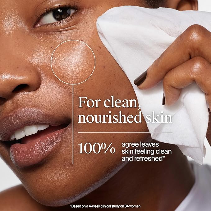 Neutrogena Fragrance-Free Makeup Remover Wipes, Daily Ultra-Soft Micellar Cleansing Wipes Gently Remove Oil & Waterproof Makeup, Hypoallergenic, Made with Plant-Based Cloth, 25 ct
